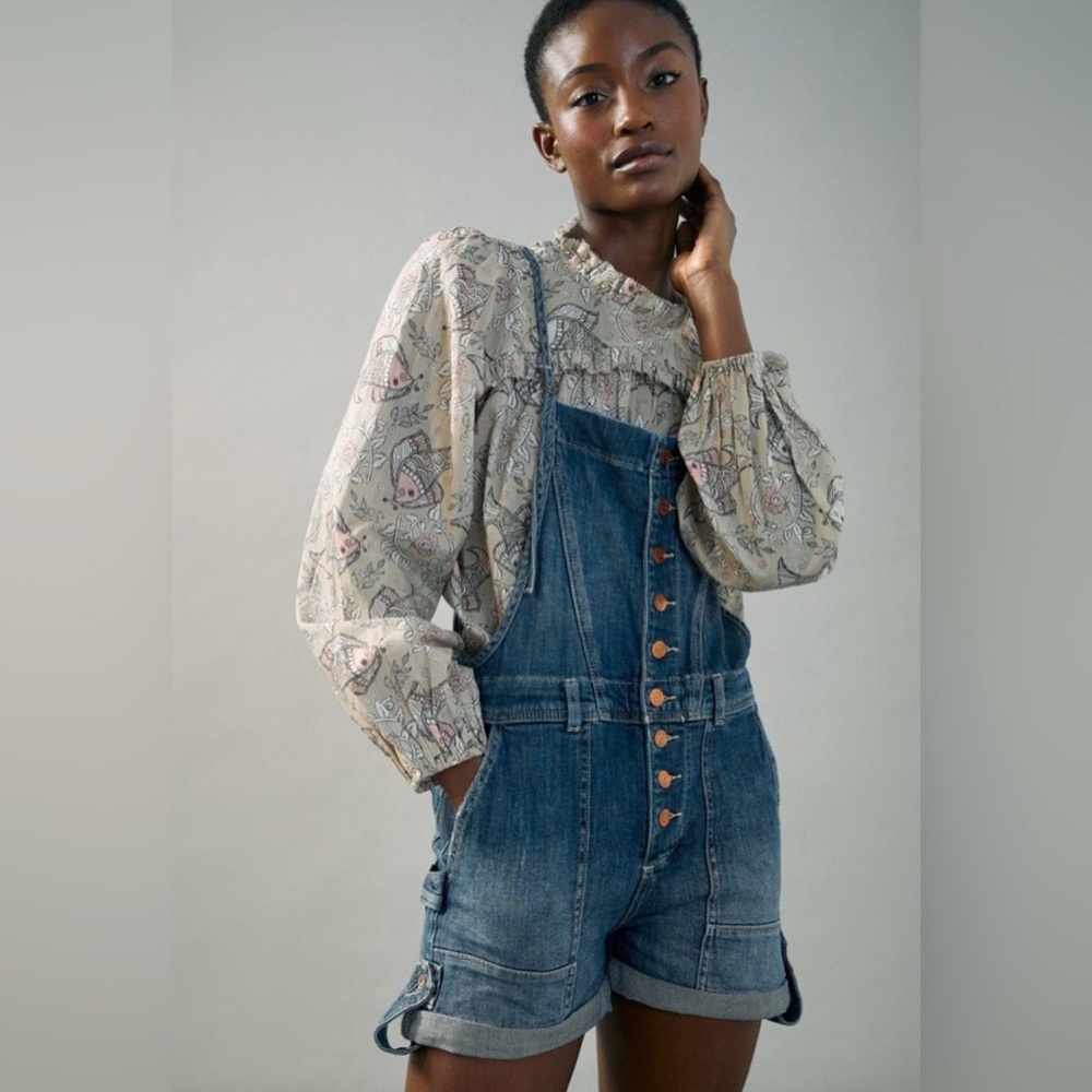 Anthropologie Women's Denim Overalls size 28